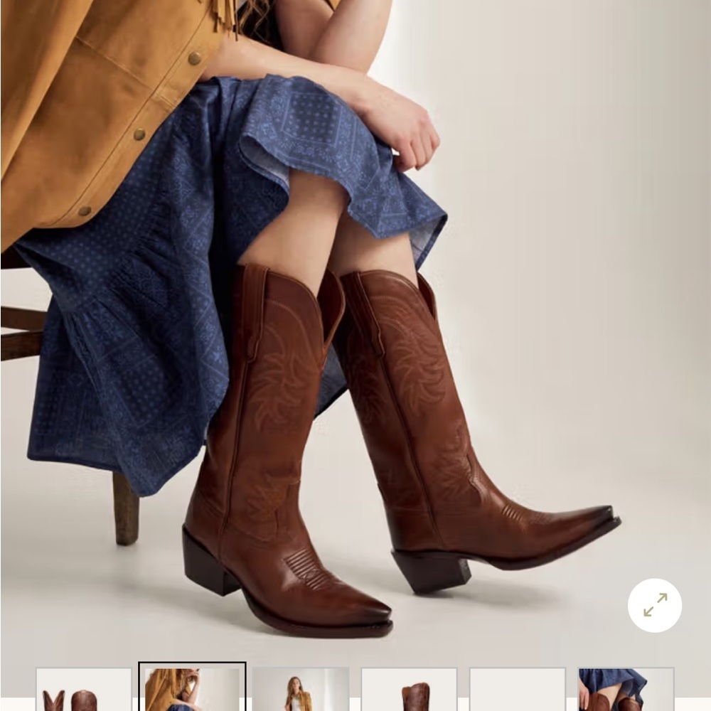 Tecovas “Annie” Leather Cowgirl Boots - Picture 2 of 13